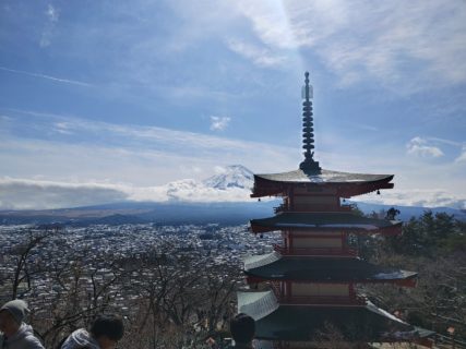 テンションが上がる富士山